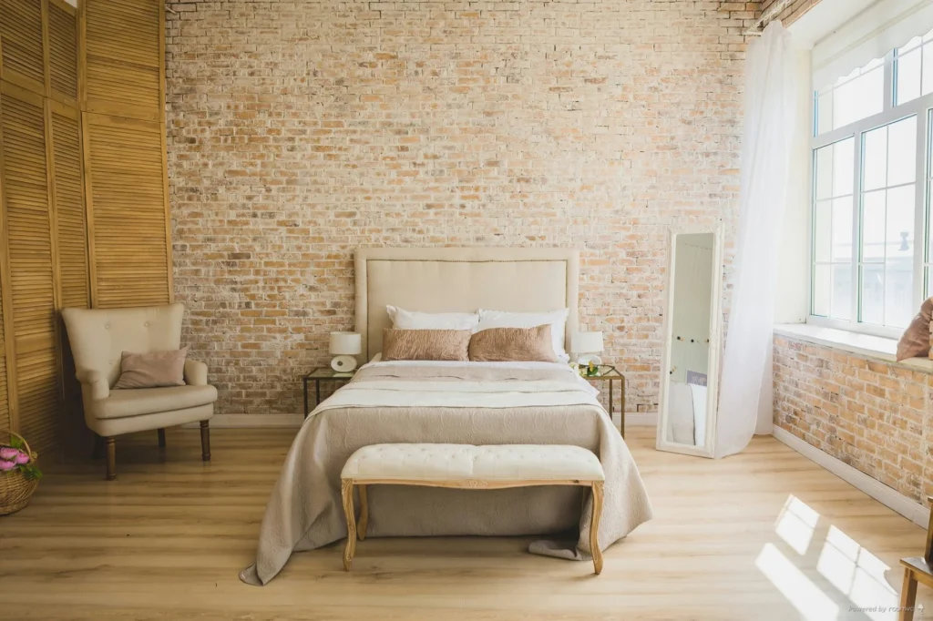 Rico Flooring - Stile Porcelain Statuario Bari - Slab in Bedroom